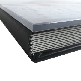 單面水晶相簿+仿皮底