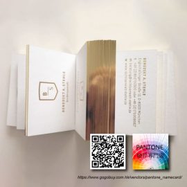 600克白咭片+雙面燙金+渡金邊